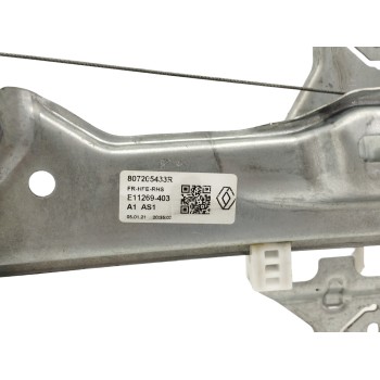 Recambio de elevalunas delantero derecho para renault kadjar 1.3 tce referencia OEM IAM 807205433R  