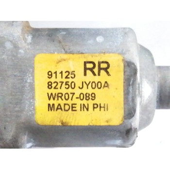 Recambio de elevalunas trasero derecho para renault koleos 2.0 dci diesel fap referencia OEM IAM 82750JY00A  