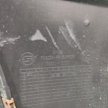 Recambio de paragolpes trasero para ssangyong actyon 2.0 td cat referencia OEM IAM 7881131000  