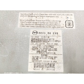 Recambio de pantalla multifuncion para mazda 5 berl. (cr) 2.0 diesel cat referencia OEM IAM CC3366EVO  