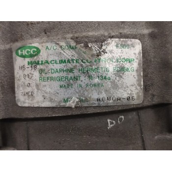 Recambio de compresor aire acondicionado para hyundai terracan (hp) 2.9 crdi cat referencia OEM IAM ACWCA06 OBSERVAR FOTO 