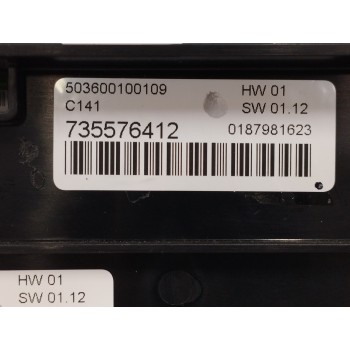 Recambio de mando climatizador para lancia ypsilon (402) 1.3 jtd 16v referencia OEM IAM 735576412  