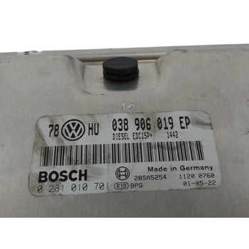 Recambio de centralita motor uce para volkswagen passat berlina (3b3) 1.9 tdi referencia OEM IAM 038906019EP 0281010701 