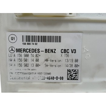 Recambio de caja reles / fusibles para mercedes-benz clase cla (w117) shooting brake cla 220 d (117.903) referencia OEM IAM A156