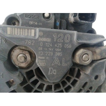 Recambio de alternador para opel zafira b 1.6 16v referencia OEM IAM 13229985 120A 0124425050