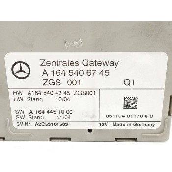 Recambio de modulo electronico para mercedes-benz clase m (w164) 3.0 cdi cat referencia OEM IAM A1645406745 A1644451000 
