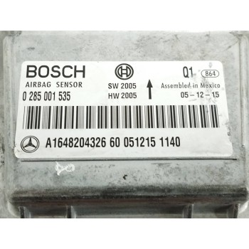 Recambio de centralita airbag para mercedes-benz clase m (w164) 3.0 cdi cat referencia OEM IAM A1648204326 0285001535 