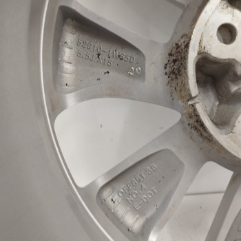 Recambio de llanta para kia rio iii (ub) 1.2 cvvt referencia OEM IAM 529101W650 5,5JX15OFFSET36 4H 4X100