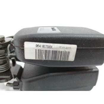 Recambio de enganche cinturon central para peugeot 207 1.6 hdi referencia OEM IAM 96498079XX TRASERO 