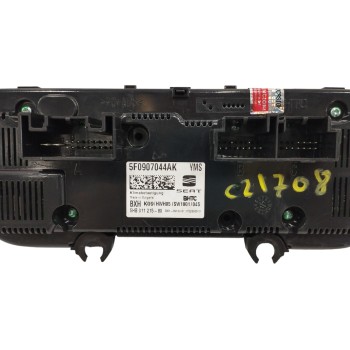 Recambio de mando climatizador para seat leon (5f1) 1.4 16v tsi referencia OEM IAM 5F0907044AK 5HB01121580 