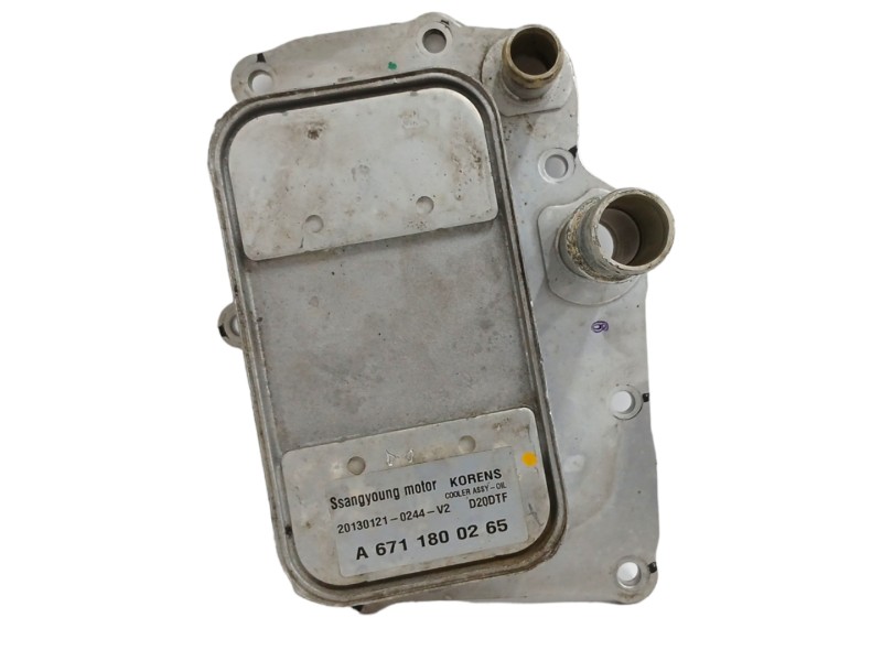 Recambio de enfriador aceite motor para ssangyong rodius xdi premium referencia OEM IAM A6711800265  