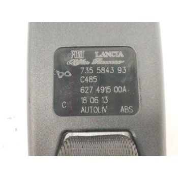 Recambio de enganche cinturon izquierdo para lancia ypsilon (402) 1.3 jtd 16v referencia OEM IAM 735584393 TRASERO 