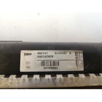 Recambio de radiador agua para peugeot partner kombi 1.6 blue-hdi fap referencia OEM IAM 9674089680  