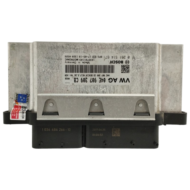 Recambio de centralita motor uce para skoda fabia combi 1.0 mpi referencia OEM IAM 04E907309CB 0261S14671 