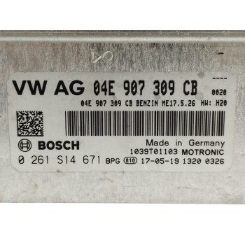 Recambio de centralita motor uce para skoda fabia combi 1.0 mpi referencia OEM IAM 04E907309CB 0261S14671 