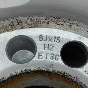 Recambio de llanta para audi a3 (8l) 1.9 tdi referencia OEM IAM 8L0601025M 6JX15H2 ET38 