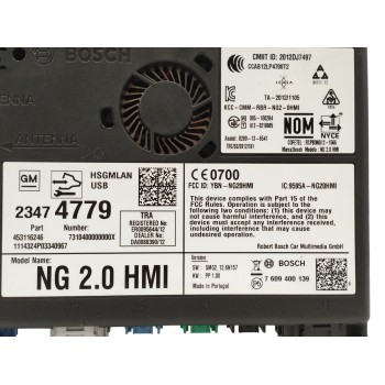 Recambio de sistema navegacion gps para opel insignia berlina 2.0 16v cdti referencia OEM IAM 23474779 453116246 7609400139