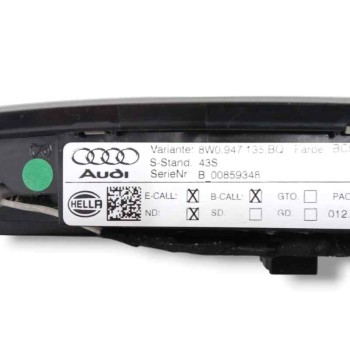 Recambio de luz interior para audi a4 b9 (8w2, 8wc) 2.0 tdi referencia OEM IAM 8W0947135BQ B00859348 