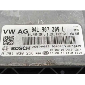 Recambio de centralita motor uce para audi a4 b9 (8w2, 8wc) 2.0 tdi referencia OEM IAM 04L907309L 0281030258 