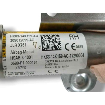 Recambio de airbag cortina delantero derecho para jaguar f-pace (x761) 2.0 td4 awd referencia OEM IAM HK8314K159AC 30912099AG 