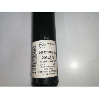 Recambio de amortiguador trasero izquierdo para peugeot partner kombi 1.6 blue-hdi fap referencia OEM IAM 9674213480 81490200396