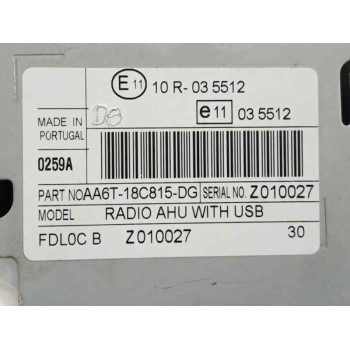 Recambio de sistema audio / radio cd para ford fiesta (cb1) 1.25 16v cat referencia OEM IAM 10R035512  