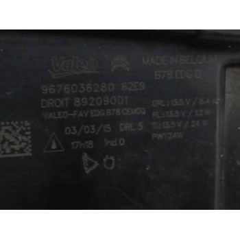 Recambio de piloto delantero derecho para citroën c4 grand picasso ii (da_, de_) 1.6 hdi / bluehdi 115 referencia OEM IAM 967603