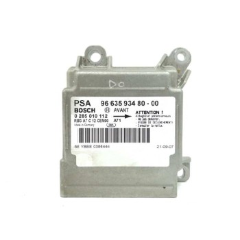 Recambio de centralita airbag para peugeot 207 1.6 16v referencia OEM IAM 9663593480 0285010112 