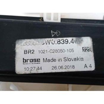 Recambio de elevalunas trasero derecho para audi a4 b9 (8w2, 8wc) 2.0 tdi referencia OEM IAM 8W0839462 8W0959812 