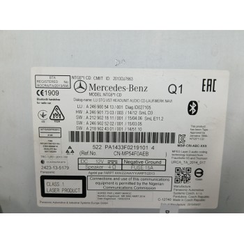 Recambio de sistema navegacion gps para mercedes-benz clase cla (w117) shooting brake cla 220 d (117.903) referencia OEM IAM A24