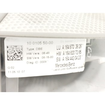 Recambio de luz interior para mercedes-benz clase m (w164) 3.0 cdi cat referencia OEM IAM A1648703826 A1648207285 A1644420423