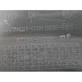 Recambio de aletin trasero derecho para kia niro e-niro drive referencia OEM IAM 87744G5000  