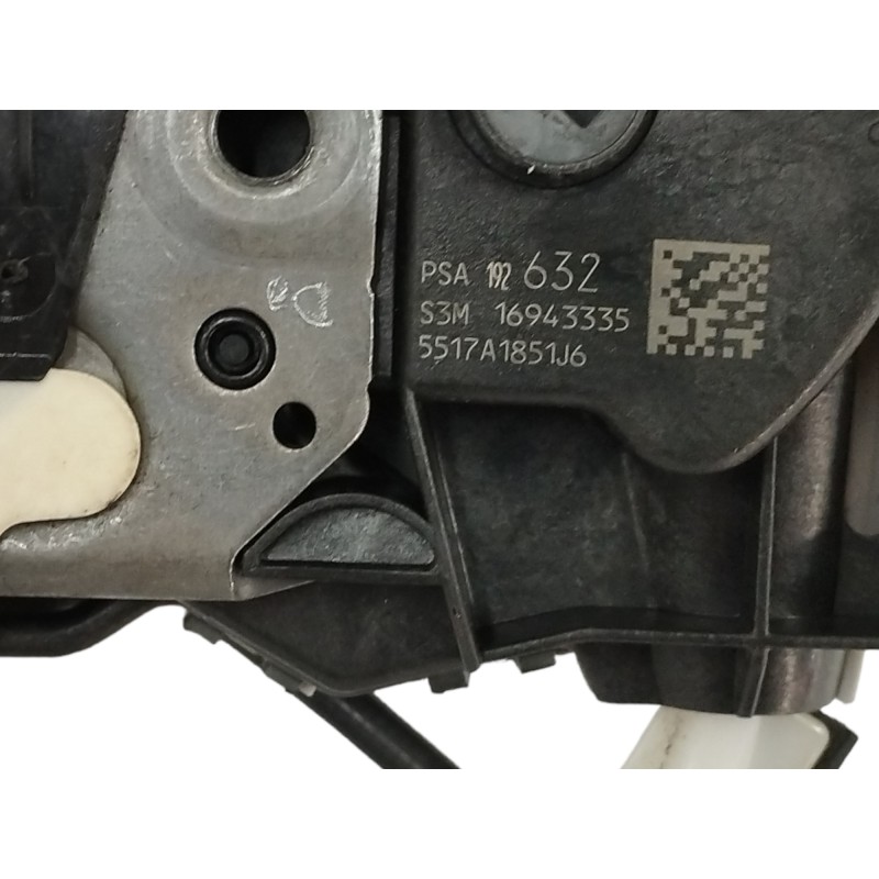 CERRADURA PUERTA TRASERA IZQUIERDA PSA192632