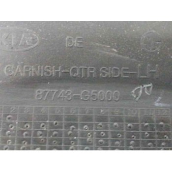 Recambio de aletin trasero izquierdo para kia niro e-niro drive referencia OEM IAM 87743G5000  