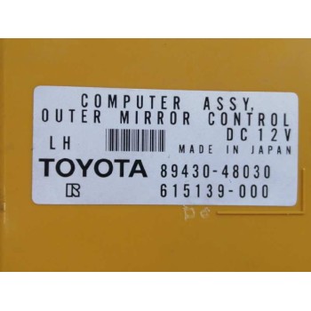Recambio de modulo electronico para lexus rx 3.5 v6 cat referencia OEM IAM 8943048030 615139000 