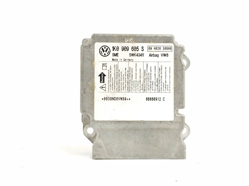 Recambio de centralita airbag para skoda octavia berlina (1z3) 1.9 tdi referencia OEM IAM 1K0909605S 5WK43411 