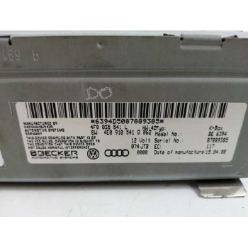 Recambio de sistema navegacion gps para audi a4 ber. (b8) 3.2 v6 24v fsi referencia OEM IAM 4F0035541L  