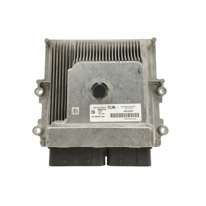 Recambio de centralita motor uce para citroën c4 picasso 1.2 12v e-thp referencia OEM IAM 9826380880 A2C1619530001 