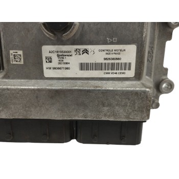 Recambio de centralita motor uce para citroën c4 picasso 1.2 12v e-thp referencia OEM IAM 9826380880 A2C1619530001 