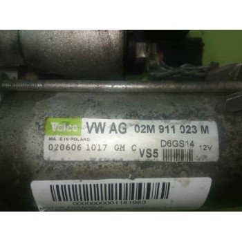 Recambio de motor arranque para volkswagen golf v (1k1) 1.6 fsi referencia OEM IAM 02M911023M  