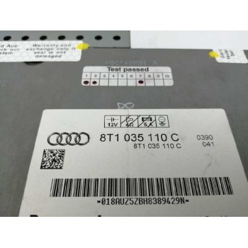 Recambio de sistema audio / radio cd para audi a4 ber. (b8) 3.2 v6 24v fsi referencia OEM IAM 8T1035110C  