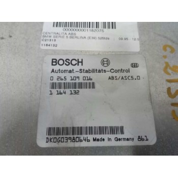 Recambio de centralita abs para bmw serie 5 berlina (e39) 525tds referencia OEM IAM 1164132 0265109016 
