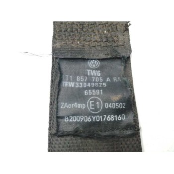 Recambio de cinturon seguridad delantero izquierdo para volkswagen touran (1t1) 1.9 tdi referencia OEM IAM 1T1857705A  