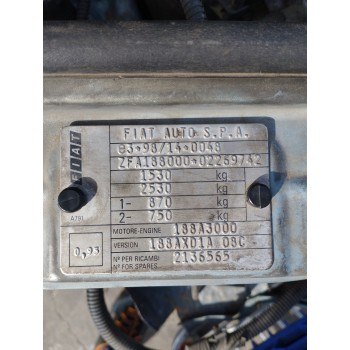 Recambio de carroceria corte para fiat punto berlina (188) 1.9 diesel eco referencia OEM IAM   