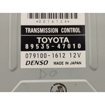 Recambio de centralita cambio automatico para toyota prius (nhw20) 1.5 cat referencia OEM IAM 8953547010 0791001612 