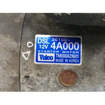 Recambio de motor arranque para hyundai h 1 2.5 crdi cat referencia OEM IAM 361004A000 TM000A23601 