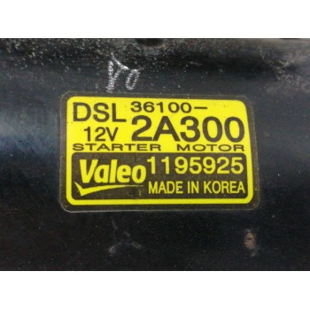 Recambio de motor arranque para hyundai i20 i (pb, pbt) 1.4 crdi referencia OEM IAM 361002A300 1195925 