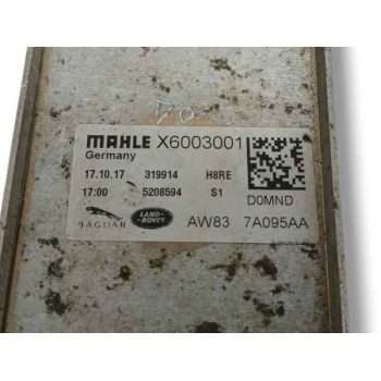 Recambio de enfriador aceite motor para jaguar f-pace (x761) 2.0 td4 awd referencia OEM IAM AW837A095AA X6003001 