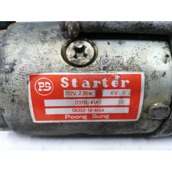 Recambio de motor arranque para kia sorento 2.5 crdi ex referencia OEM IAM 0K55218400A 031114140 