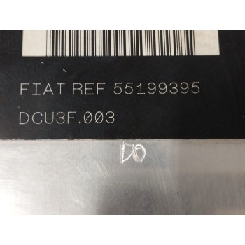 Recambio de centralita motor uce para fiat doblo (119) 1.9 diesel cat referencia OEM IAM 55199395  